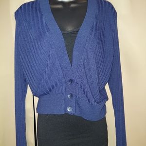 Apt. 9 Navy Blue Cardigan